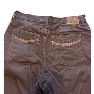 Levi’s 70s High Rise Flare Jeans Vintage Womens Brown